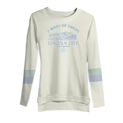 Ladies - Long Sleeve T-Shirt Folklore Wave 7 Miles of Smiles