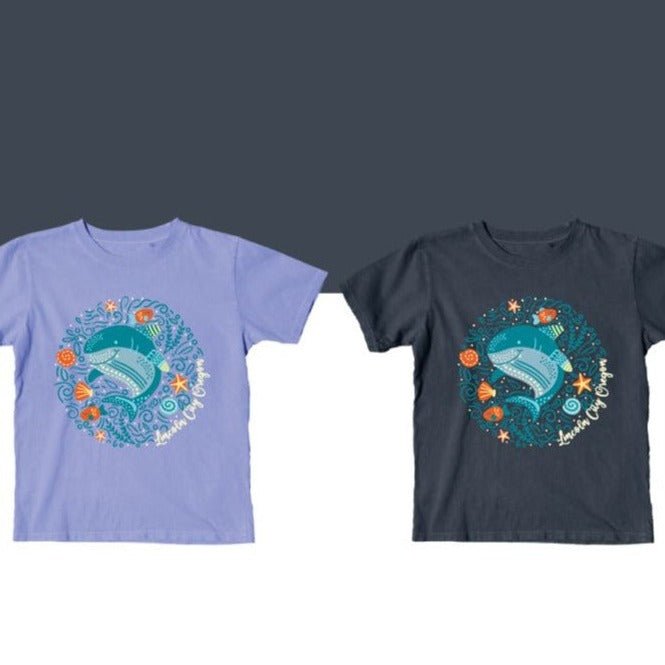 Youth T-Shirt Baja Shark & Seashells