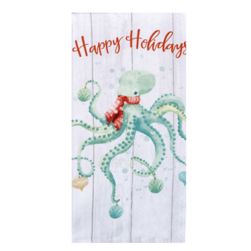 Towel - Coastal Holidays Octopus Dual Purpose Terry Towel