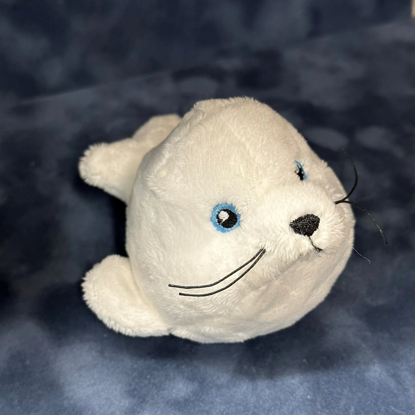 Stuffed Animal Plush White Sea Lion 5"