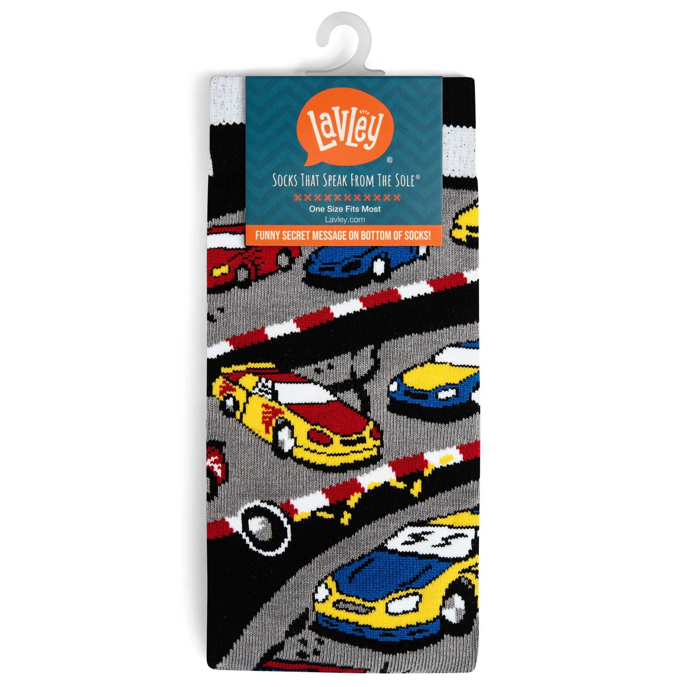 Socks - Crew Length 'If You Not First, You're Last' Racing Socks