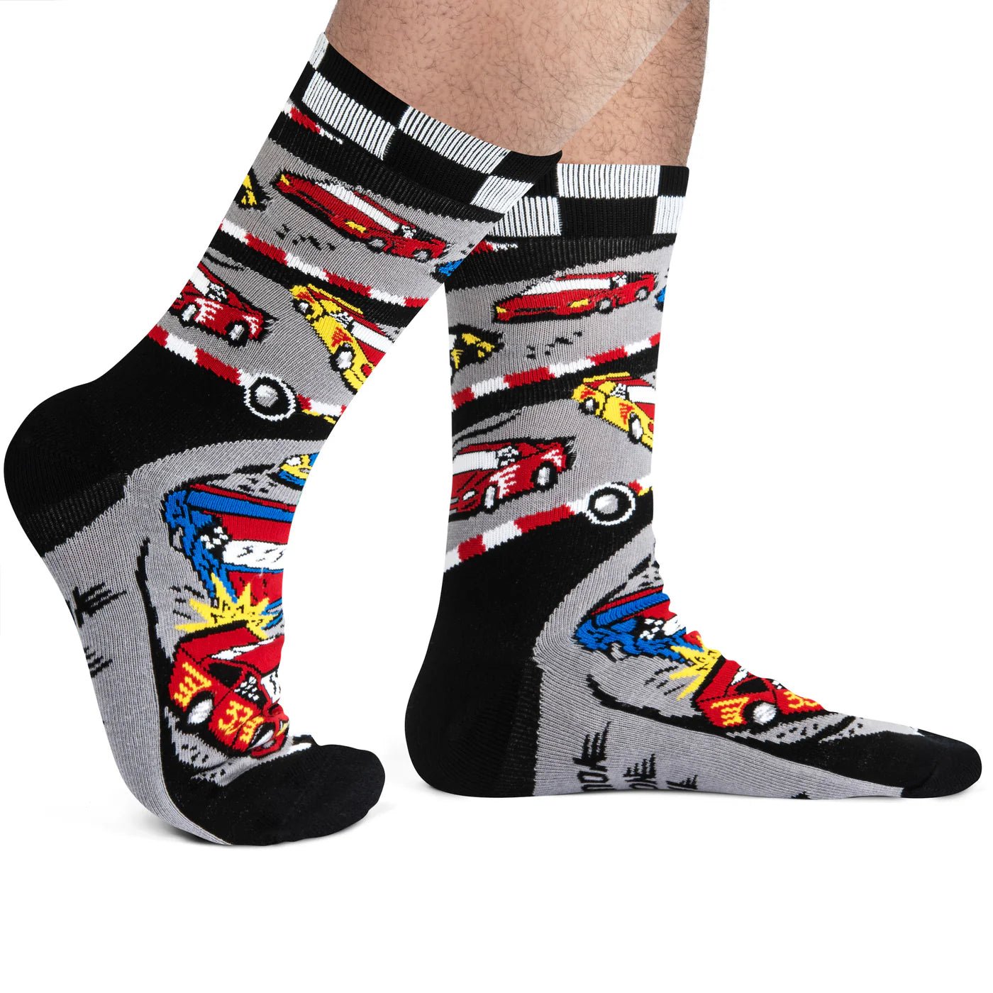 Socks - Crew Length 'If You Not First, You're Last' Racing Socks