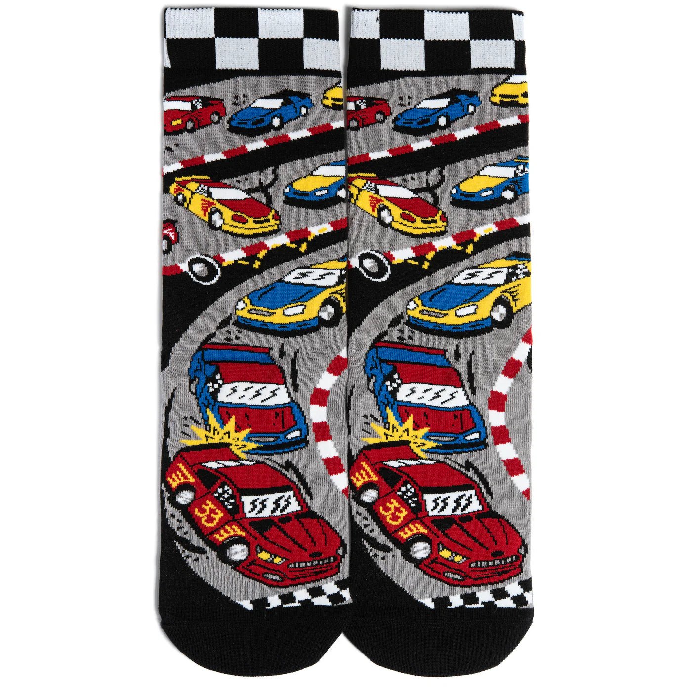Socks - Crew Length 'If You Not First, You're Last' Racing Socks