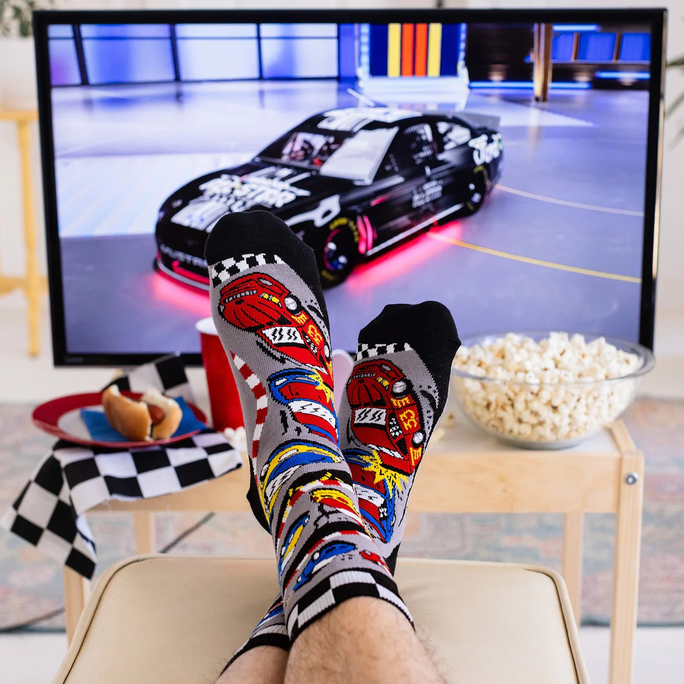 Socks - Crew Length 'If You Not First, You're Last' Racing Socks