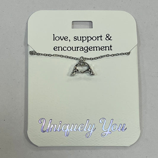 Necklace - YOU 4036 - Hand Heart