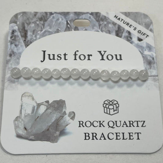 Bracelet - Nature's Gift - Rock Quartz - Wishing Bracelet