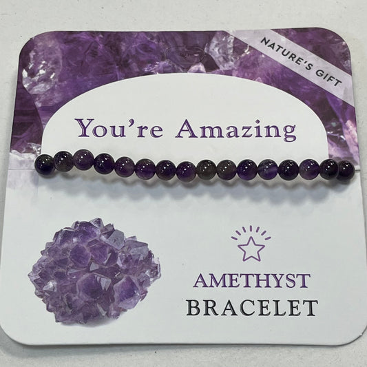 Bracelet - Nature's Gift - Amethyst - Wishing Bracelet