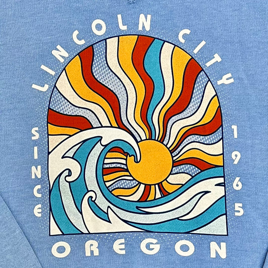 Crewneck Unisex Sweatshirt - Sun/Wave Blue