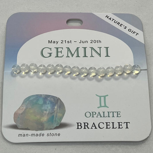 Bracelet - Nature's Gift - Zodiac Opalite - Gemini