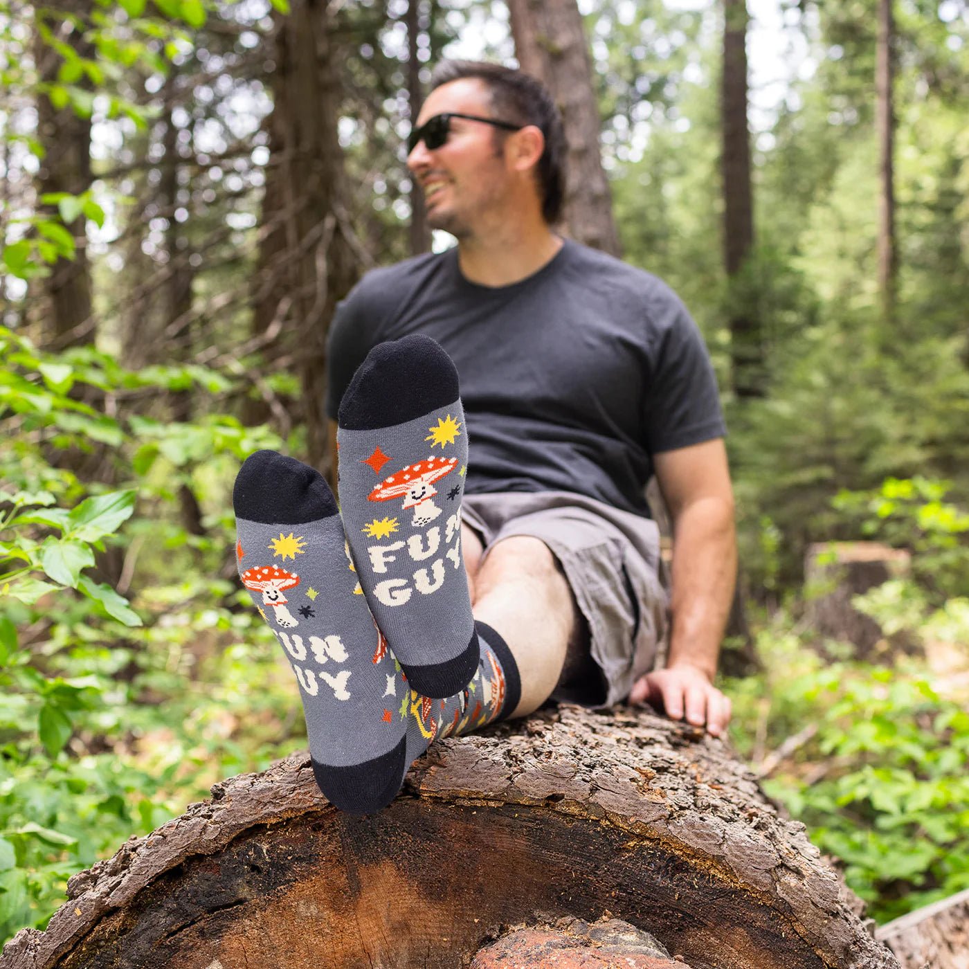 Socks - Crew Length 'Fun Guy' Socks