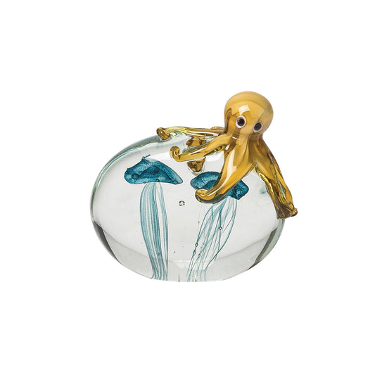 Glass Art - Octopus on Jellyfish