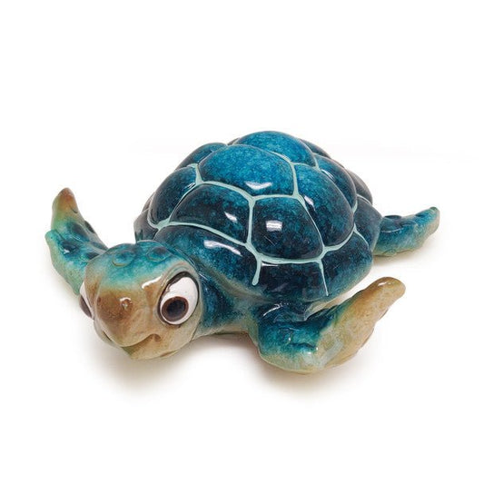 Figurine - Blue Cartoon Turtle