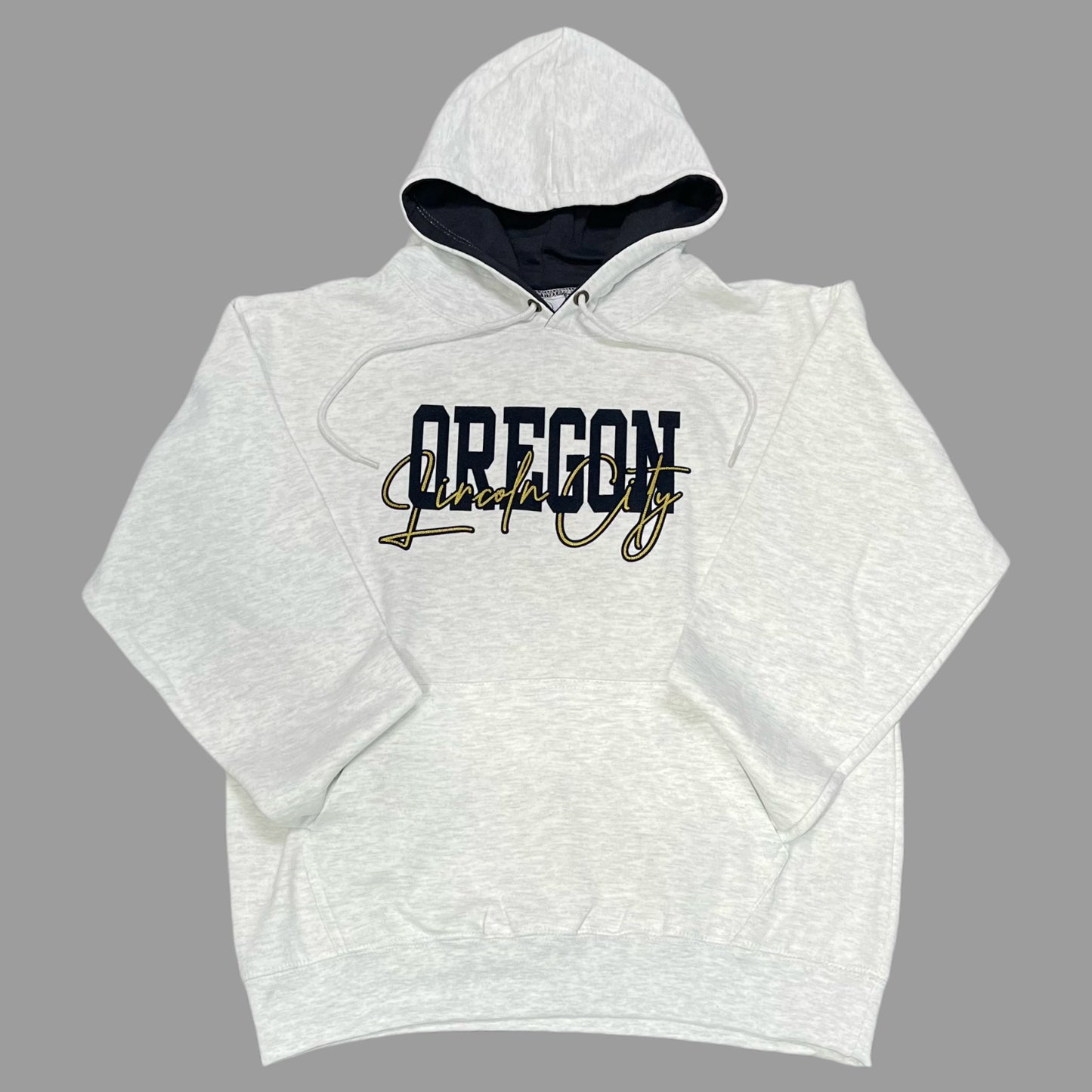 Apparel - Unisex Hoodie Fusion Lettering Ash W/ Iron