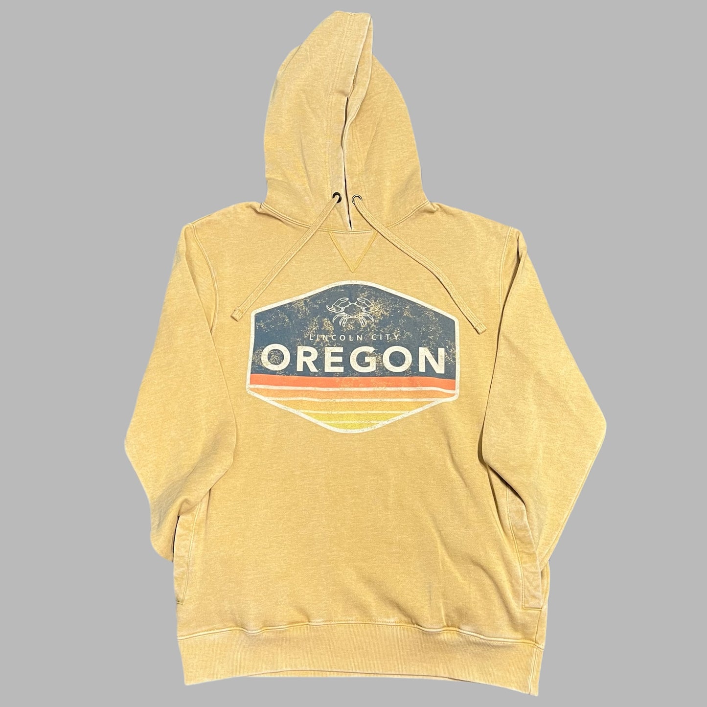 Apparel - Unisex Hoodie Burnout Gold
