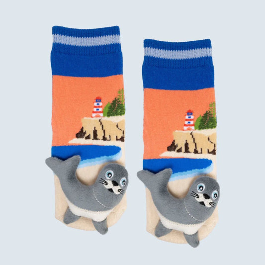 Kids Slipper Socks Harbor Seal
