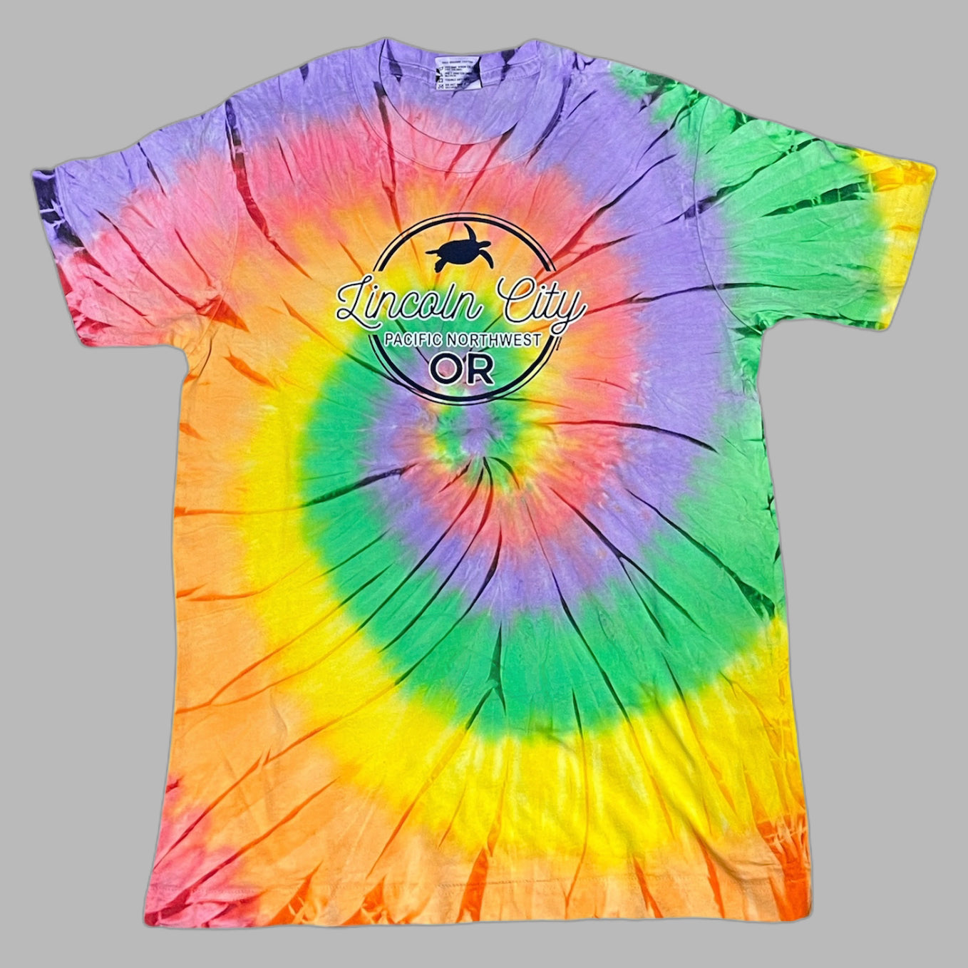 Apparel - T-Shirt Turntable Turtle Tie Dye