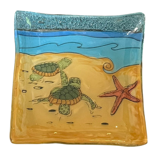 Mini Dish - Glass - Sea Turtle Babies