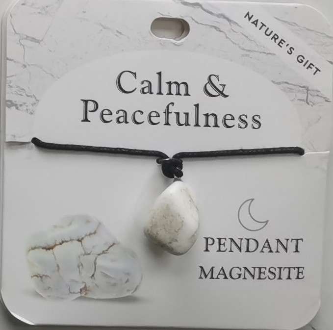 Pendant - Nature's Gift - Magnesite - Healing Pendant