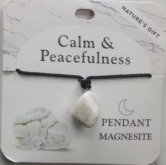 Pendant - Nature's Gift - Magnesite - Healing Pendant