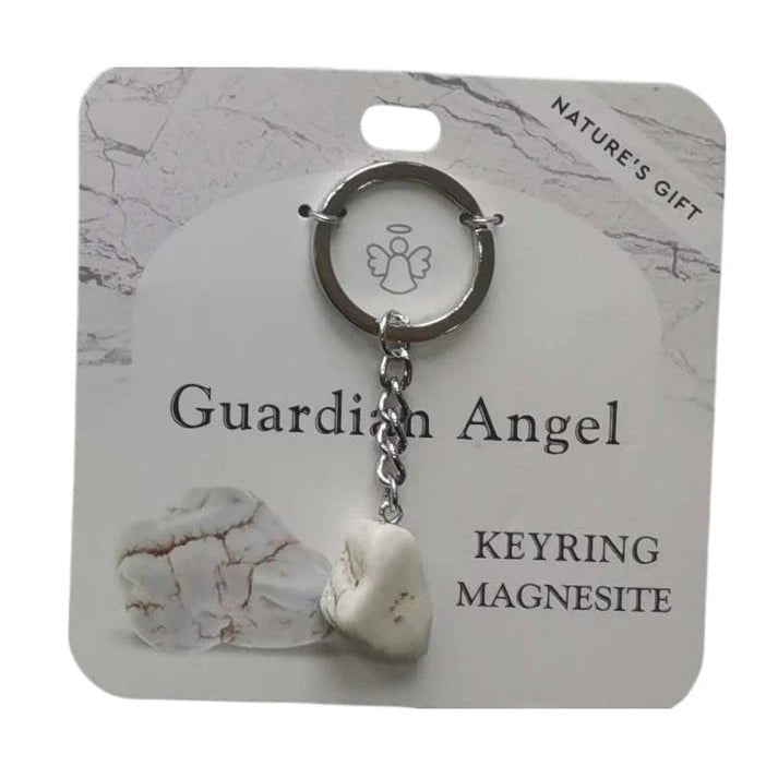 Keychain - Nature's Gift - Magnesite - Wishing Keyring