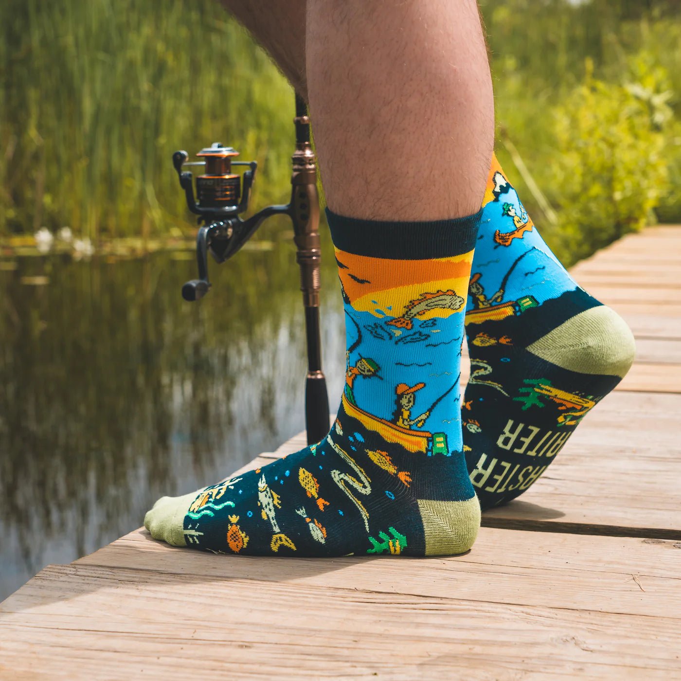 Socks - Crew Length 'Master Baiter' Socks