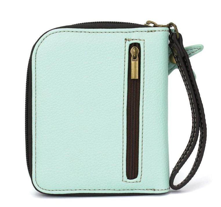 Zip Around Wallet Teal Mermaid A