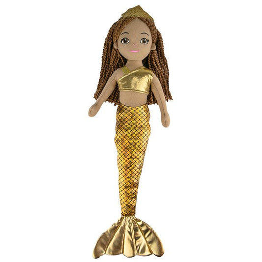 17" Doll Mermaid Gold