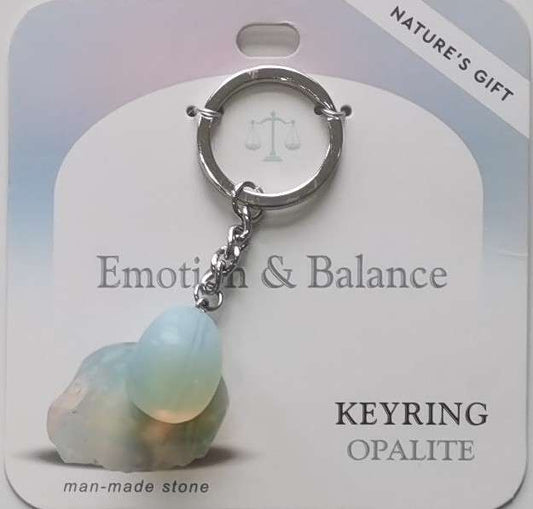 Keychain - Nature's Gift - Opalite - Healing Keyring