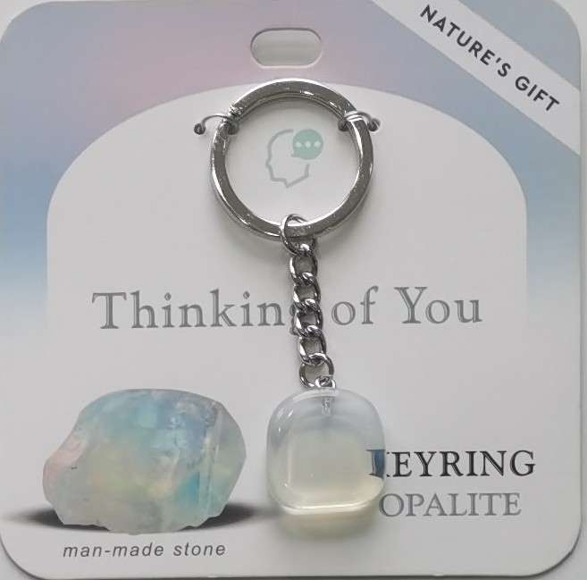 Keychain - Nature's Gift - Opalite - Wishing Keyring