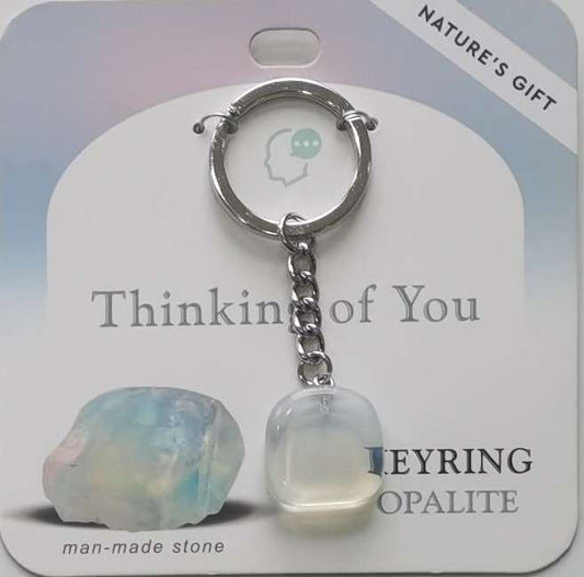 Keychain - Nature's Gift - Opalite - Wishing Keyring