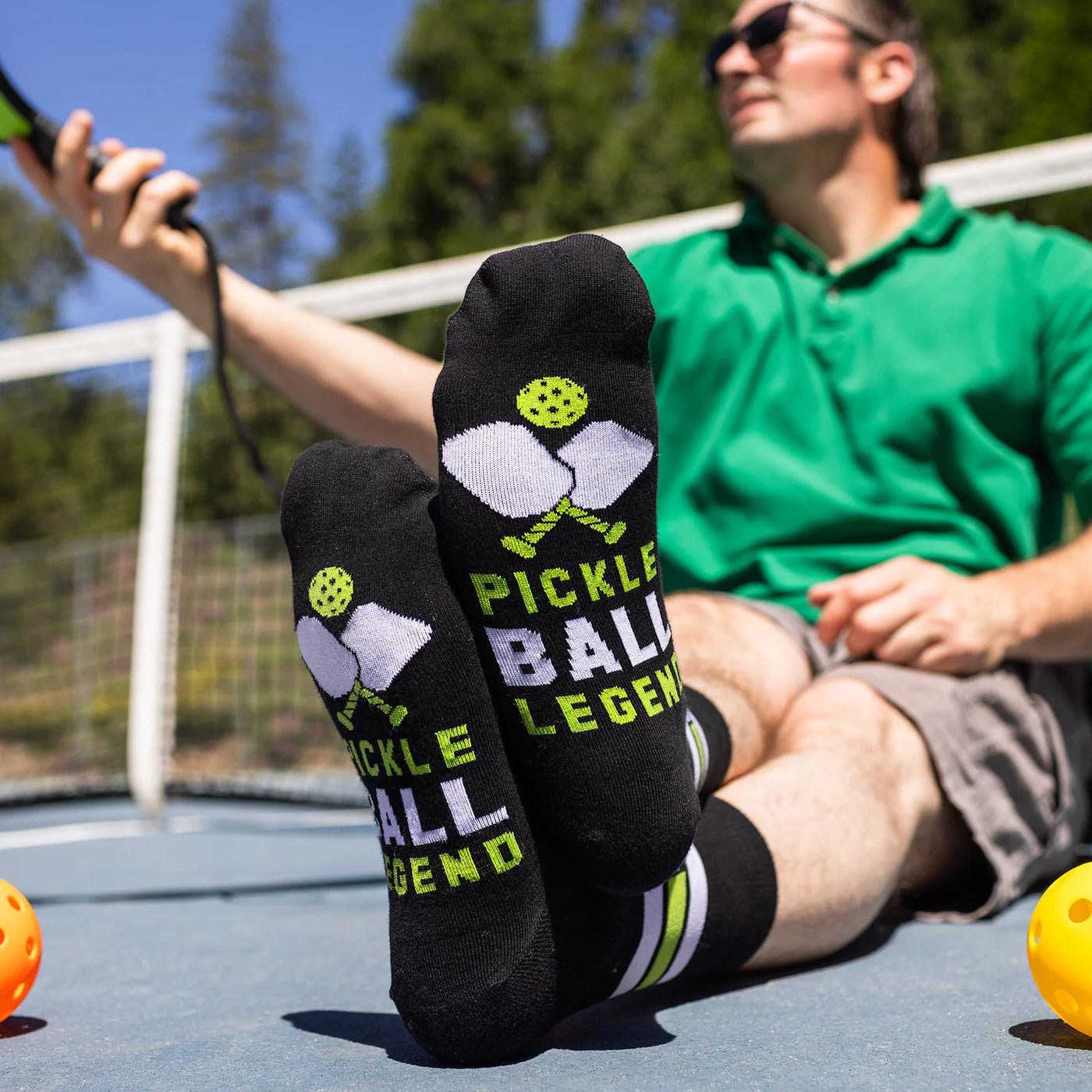 Socks - Crew Length 'Pickleball Legend' socks