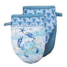Oven Mitt - Grabber Mitt Great Blue Sea