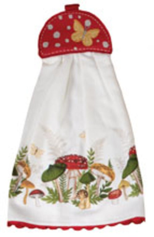 Hanging Towel - Botanical Mushrooms