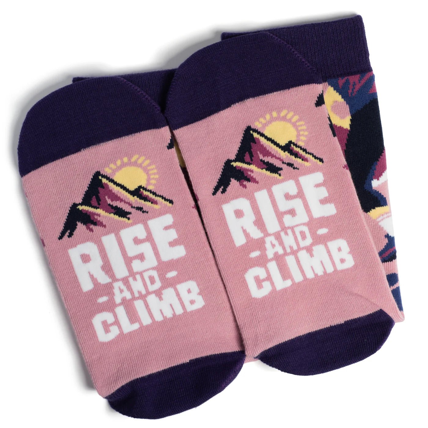 Socks - Crew Length 'Rise and Climb' Socks