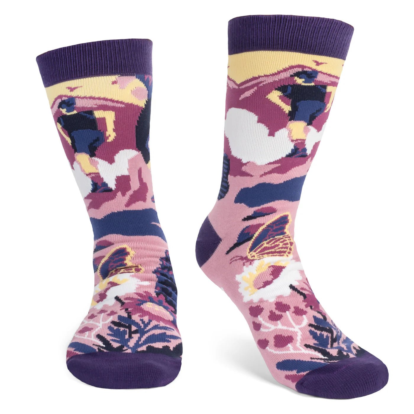 Socks - Crew Length 'Rise and Climb' Socks