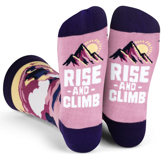 Socks - Crew Length 'Rise and Climb' Socks