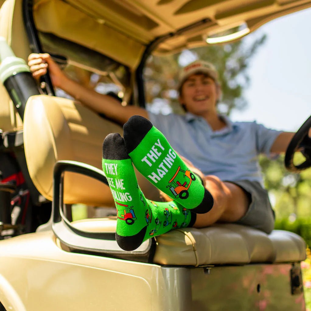 Socks - Crew Length 'They See Me Rolling, They Hating' Socks