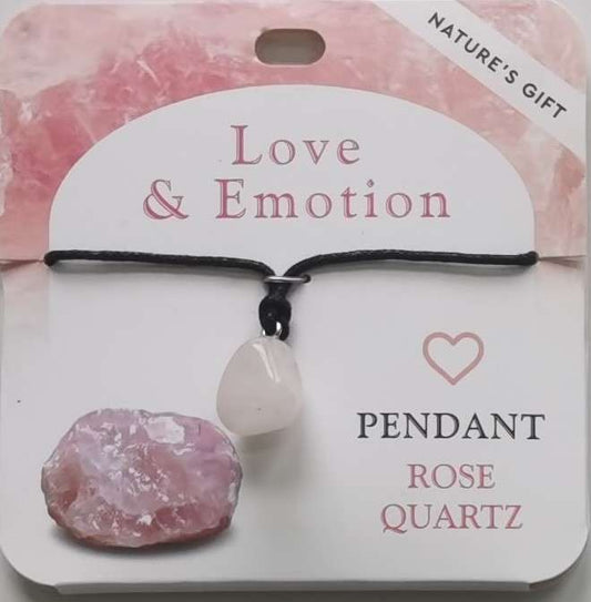 Pendant - Nature's Gift - Rose Quartz - Healing Pendant
