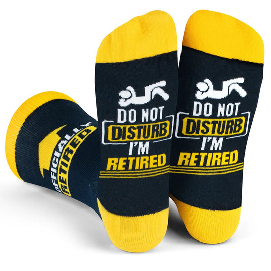 Socks - Crew Length 'Do Not Disturb I'm Retired' Socks