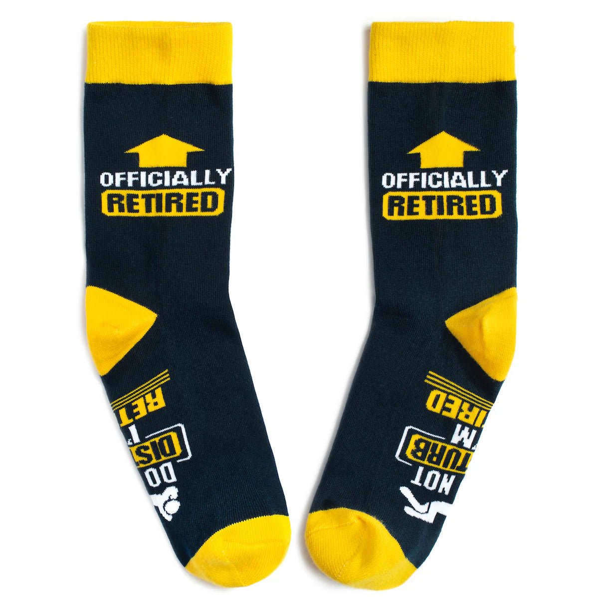 Socks - Crew Length 'Do Not Disturb I'm Retired' Socks