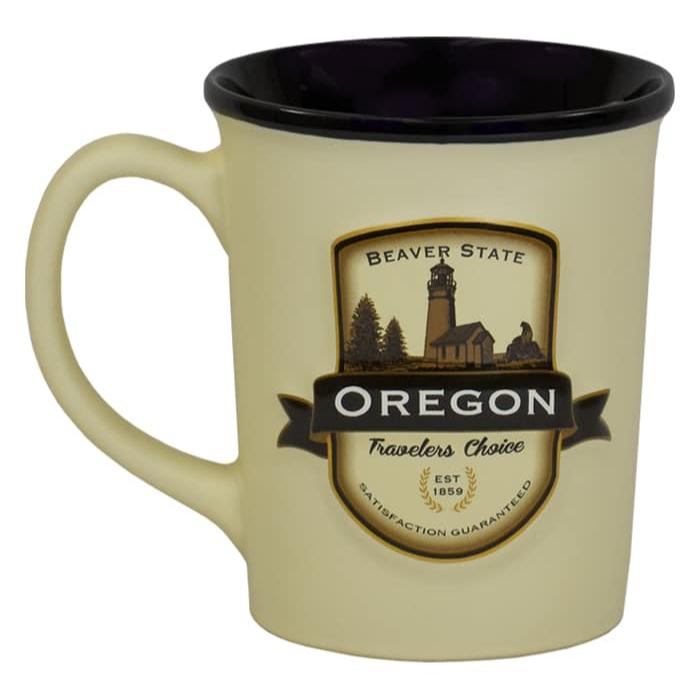 Mug - Oregon Emblem Beige