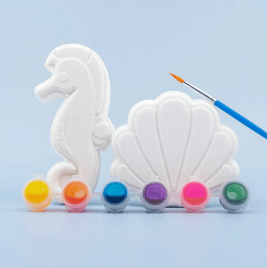 Bath Bomb - Paint Your Own Seahorse and Sea Shell
