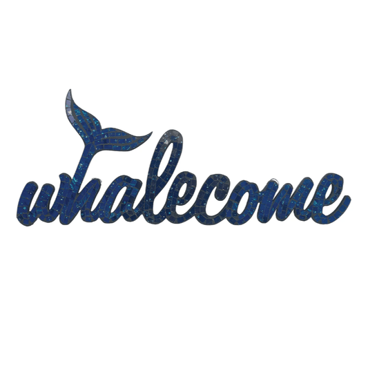 Wall Art - Whalecome Mosaic Plaque
