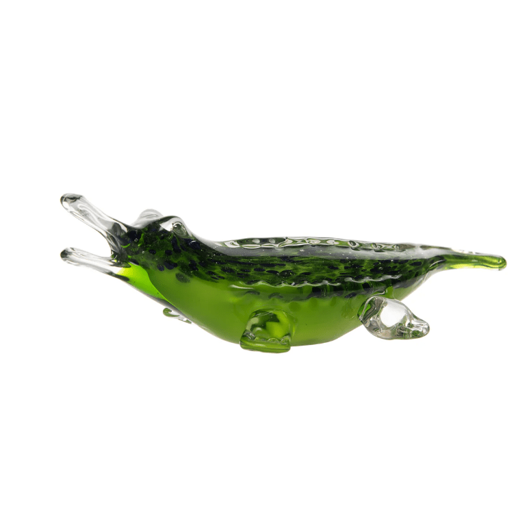 Glass Art - 9.5" Alligator