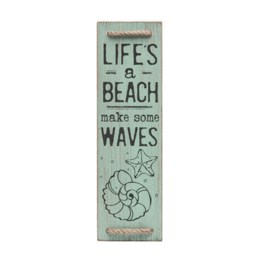 Table Accent - Turquoise Life's a Beach