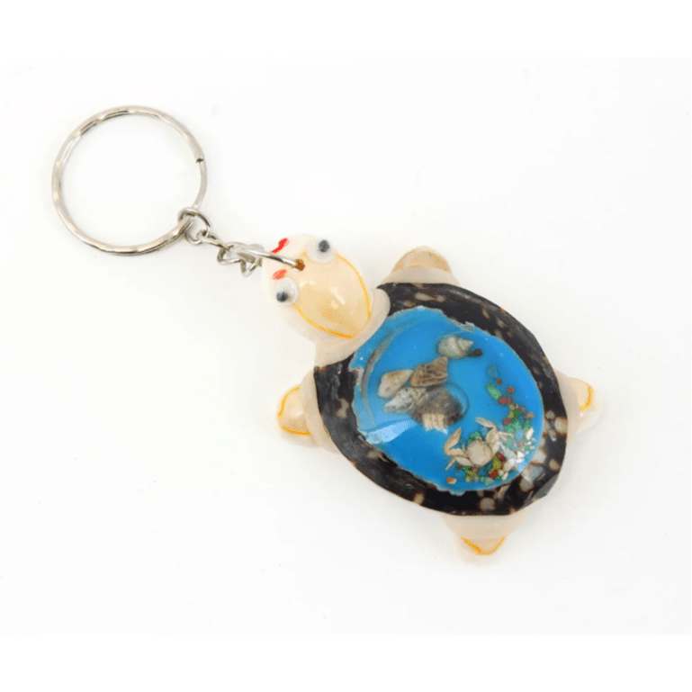 Keychain - Blue Turtle