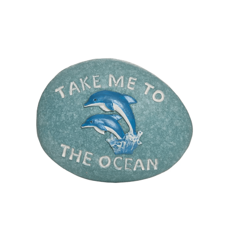 Decorative Rock - Polyresin Dolphins