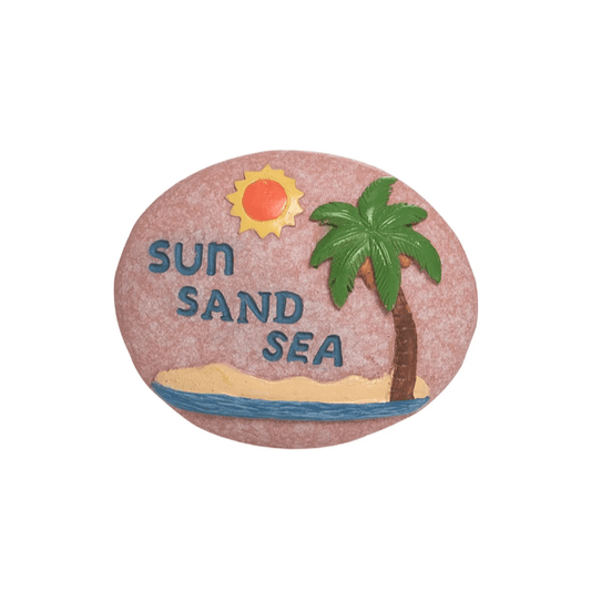 Decorative Rock - Polyresin Beach Scene
