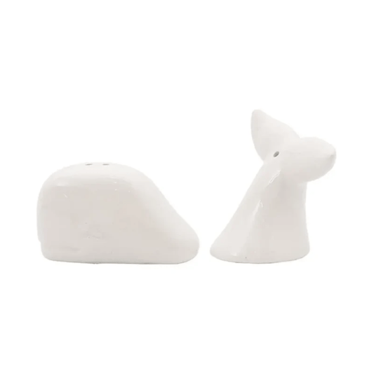 Salt & Pepper Shaker Set - White Whale