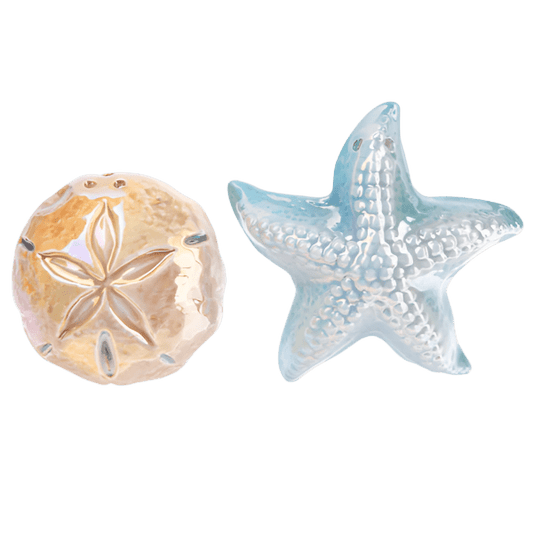 Salt & Pepper Shakers - Shell & Starfish